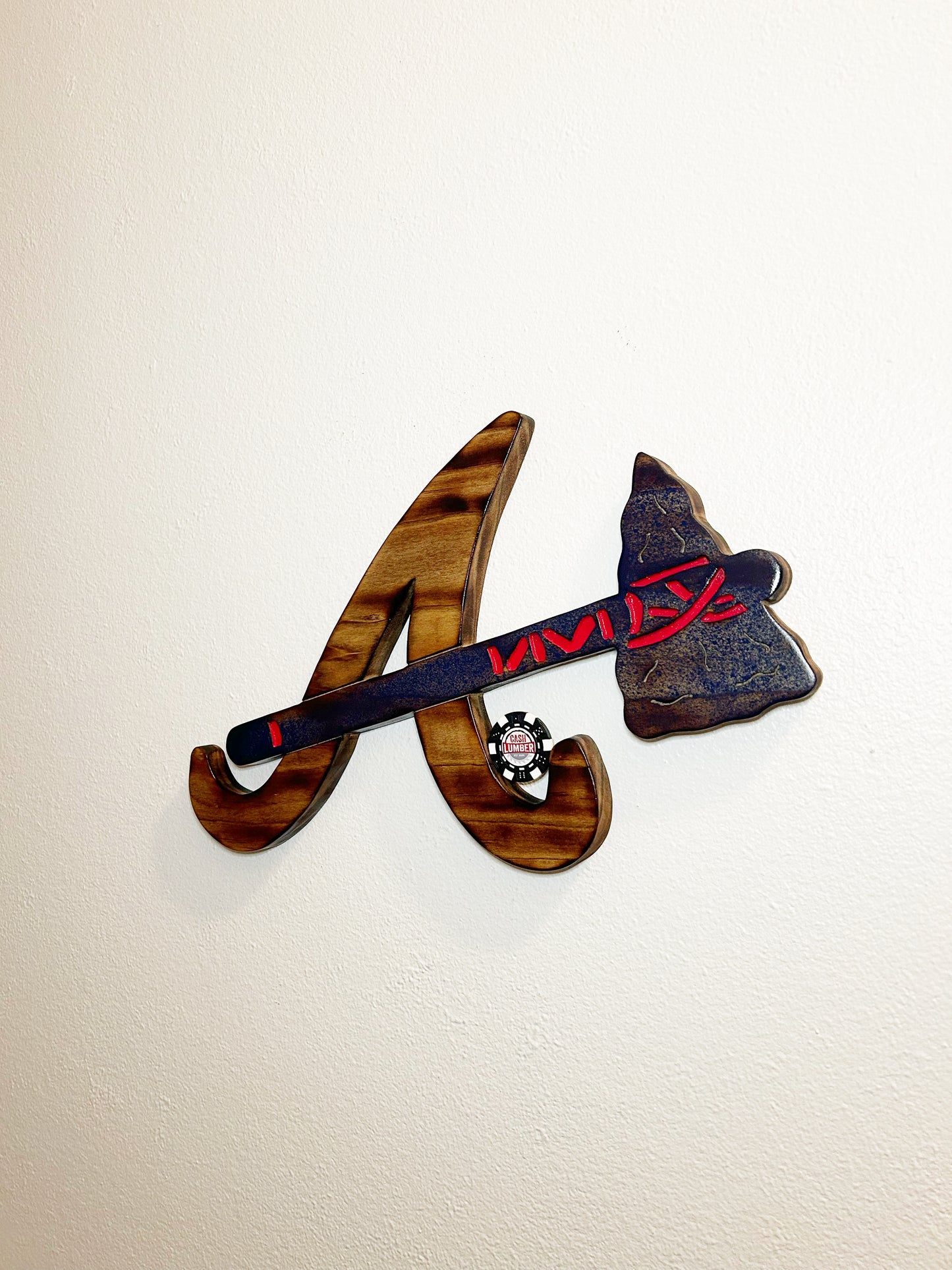 Atlanta Braves with Tomahawk 1/1