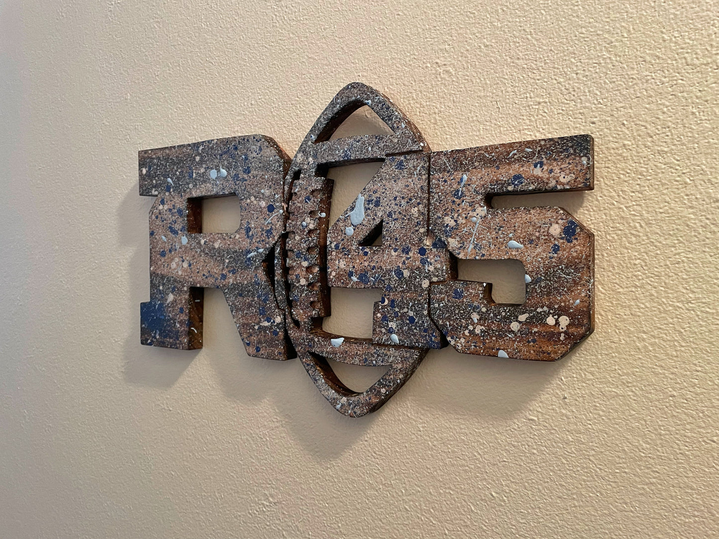 Custom High School Football Piece