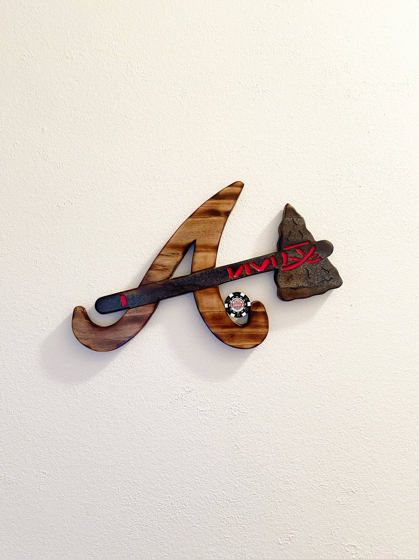 Atlanta Braves with Tomahawk 1/1