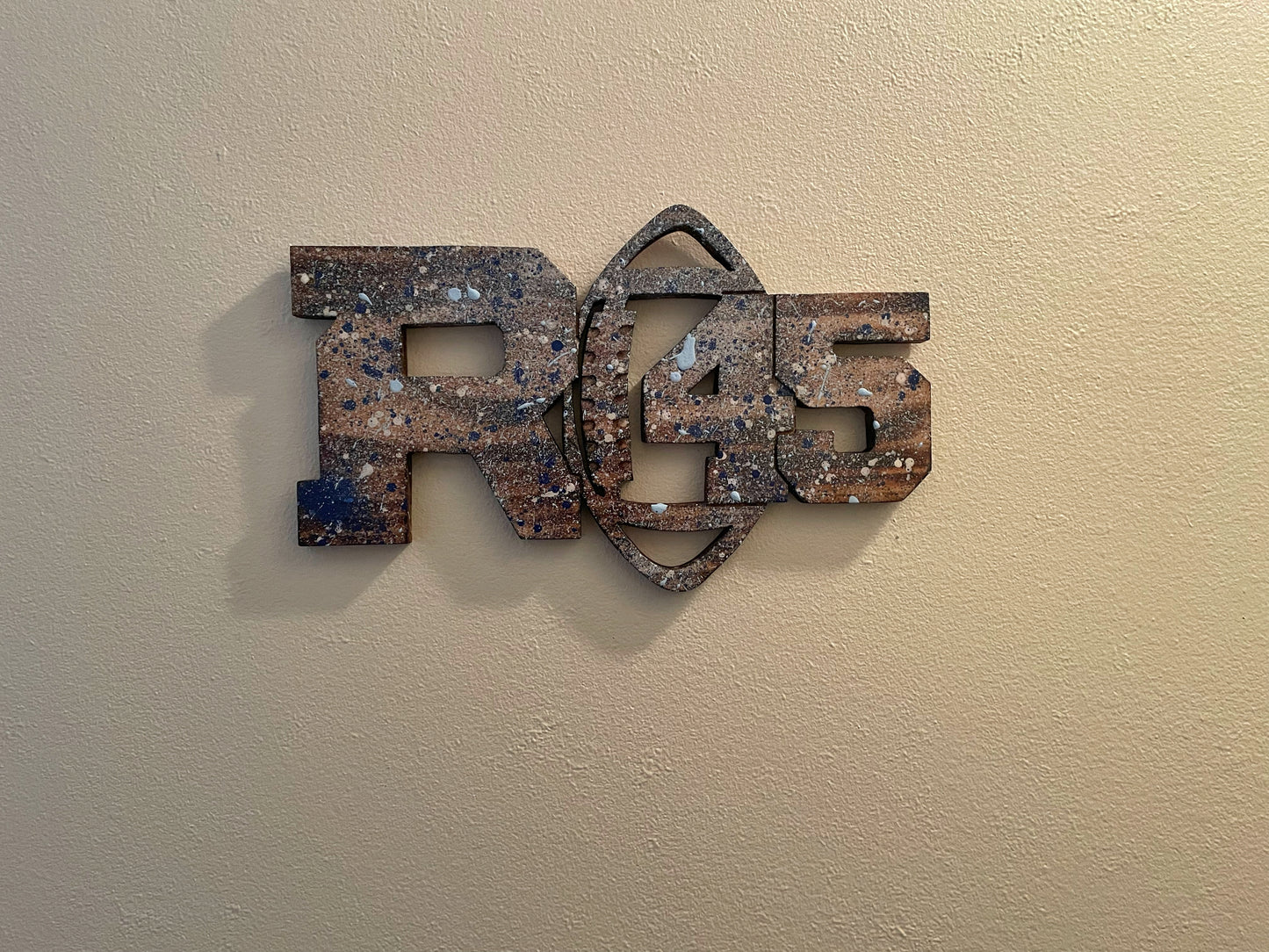 Custom High School Football Piece