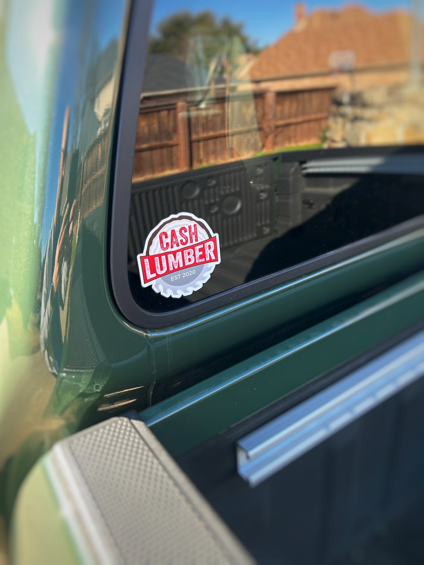 Cash Lumber Sticker